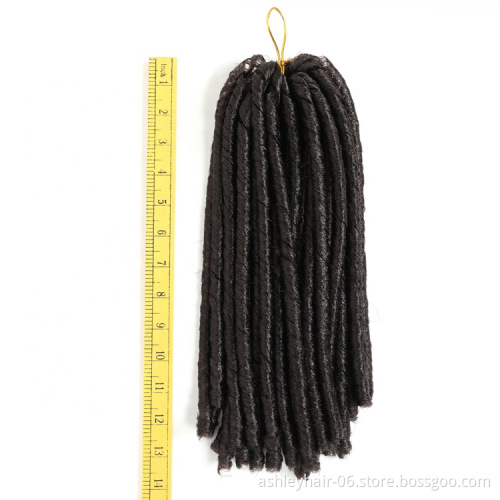 14inch 70G soft dread softex dreadlock crochet braiding Hair